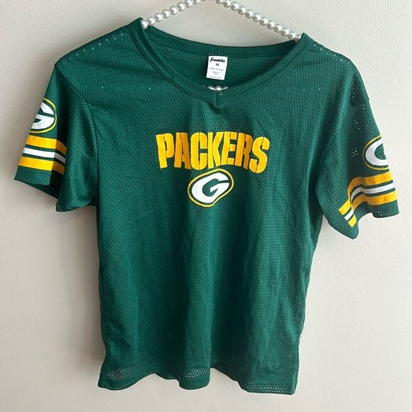 Green Bay Packers Youth Mesh Franklin Jersey. Size Medium. - Picture 1 of 4